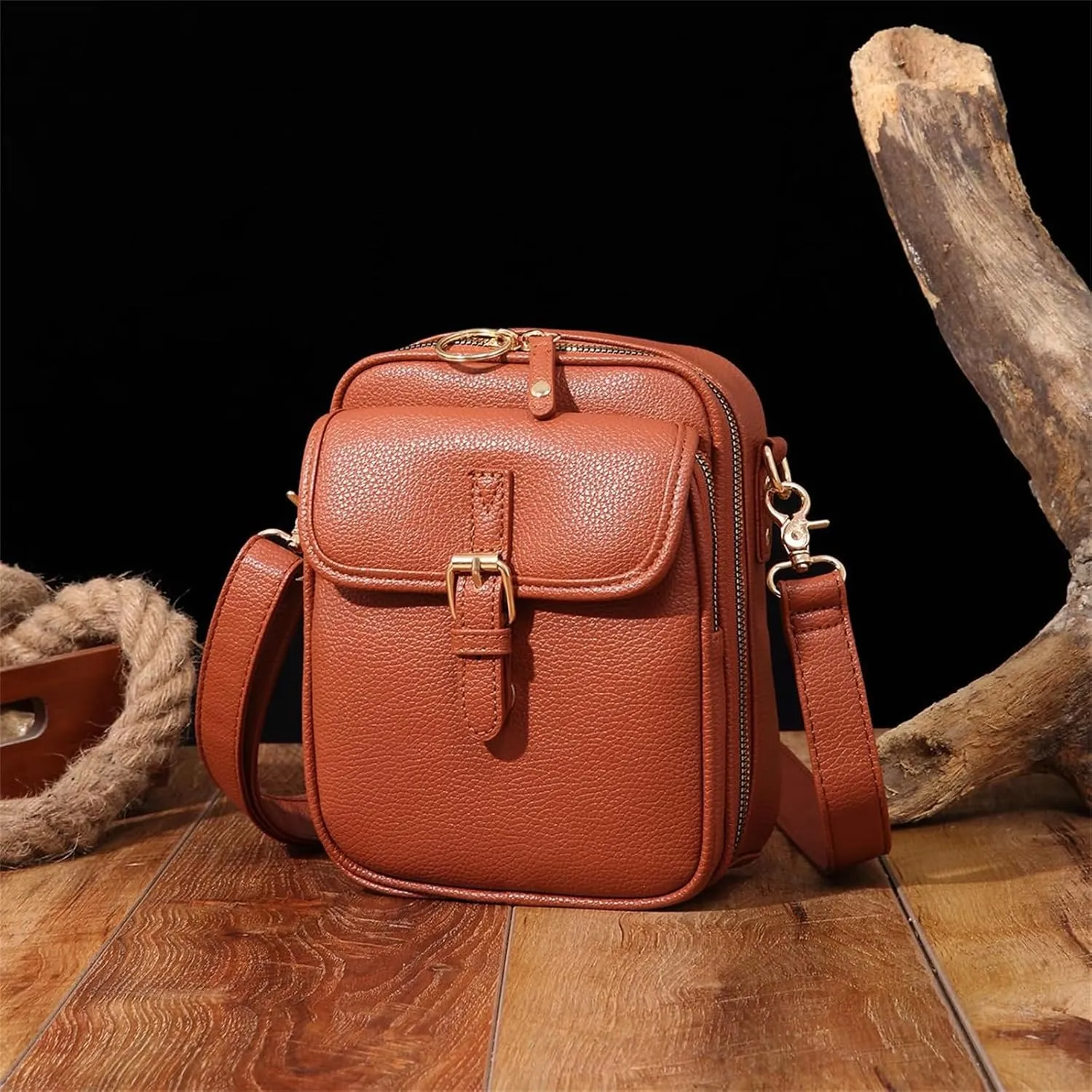 Tojoyride Crossbody Bag For Women,Vintage Anti Theft Cross Body Shoulder Purse With 10 Card Slots