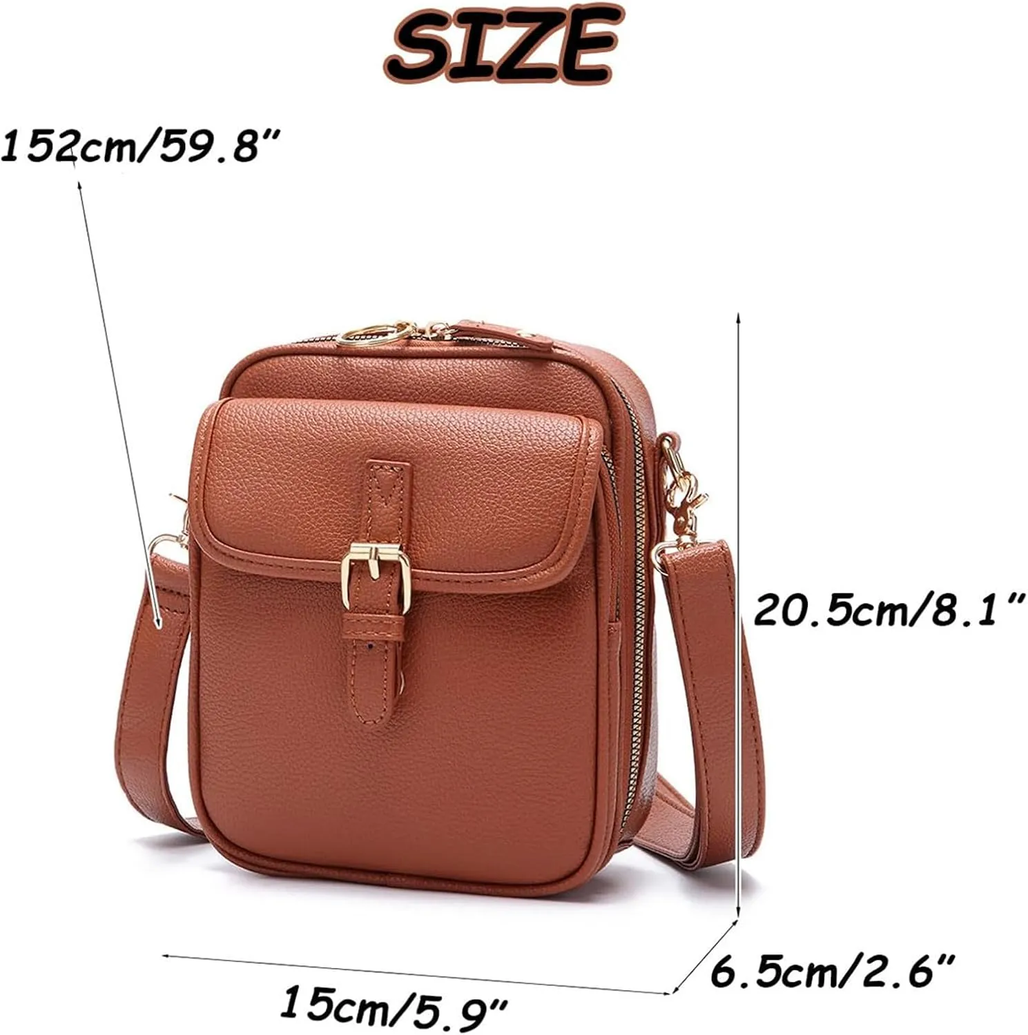 Tojoyride Crossbody Bag For Women,Vintage Anti Theft Cross Body Shoulder Purse With 10 Card Slots