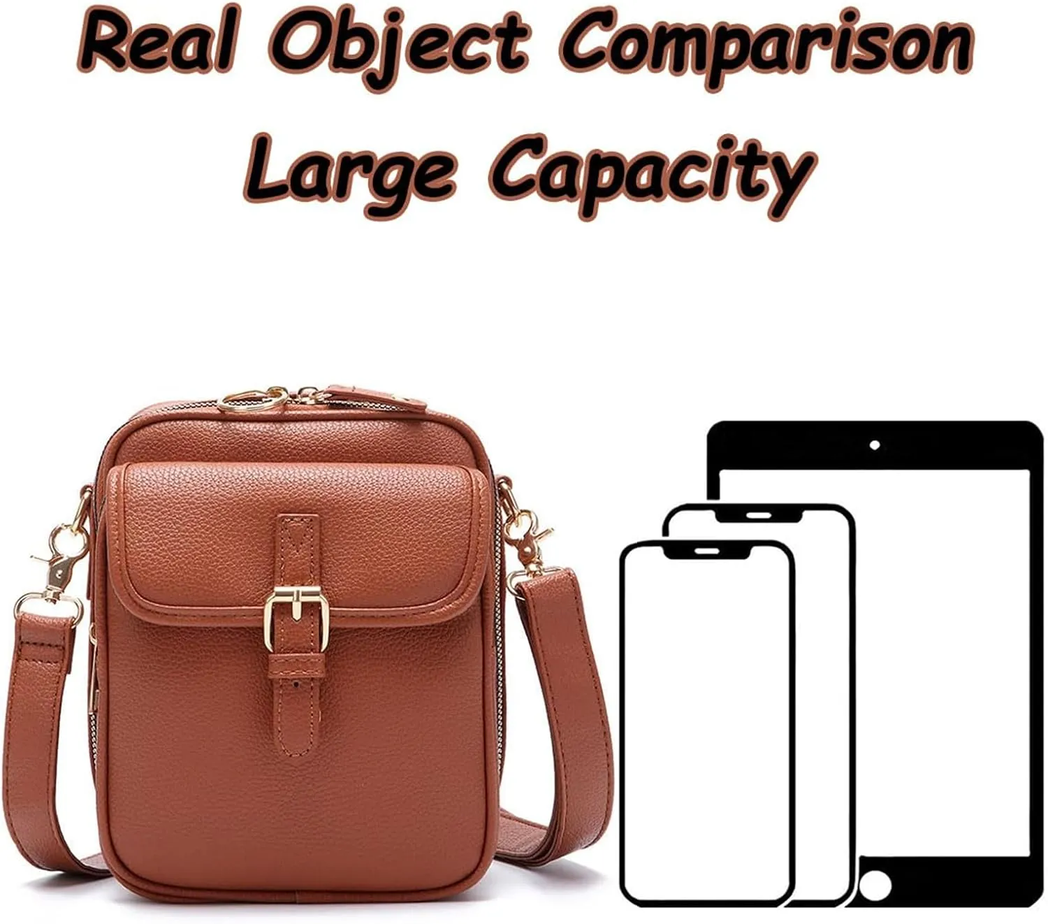 Tojoyride Crossbody Bag For Women,Vintage Anti Theft Cross Body Shoulder Purse With 10 Card Slots