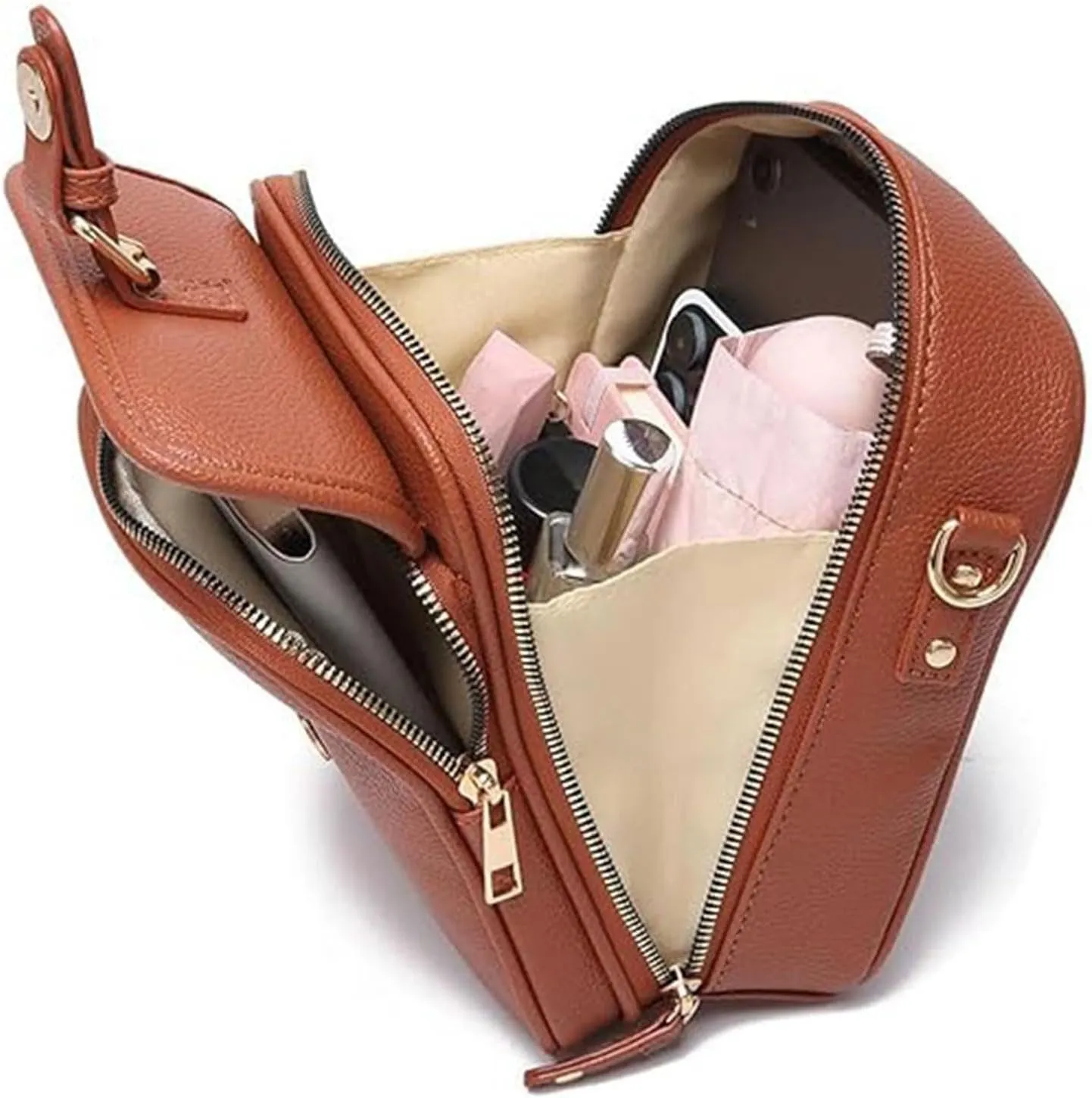Tojoyride Crossbody Bag, Urvashi Crossbody Bag, Vintage Anti Theft Shoulder Purse, Built in Wallet