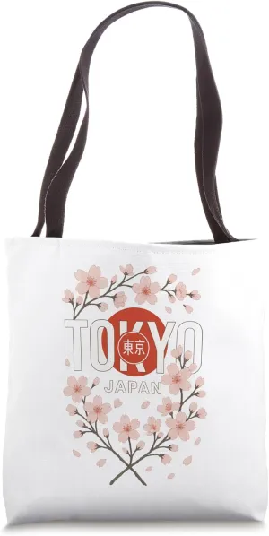 Tokyo Sakura Blossom - Japan Cultural Travel and Streetwear Tote Bag