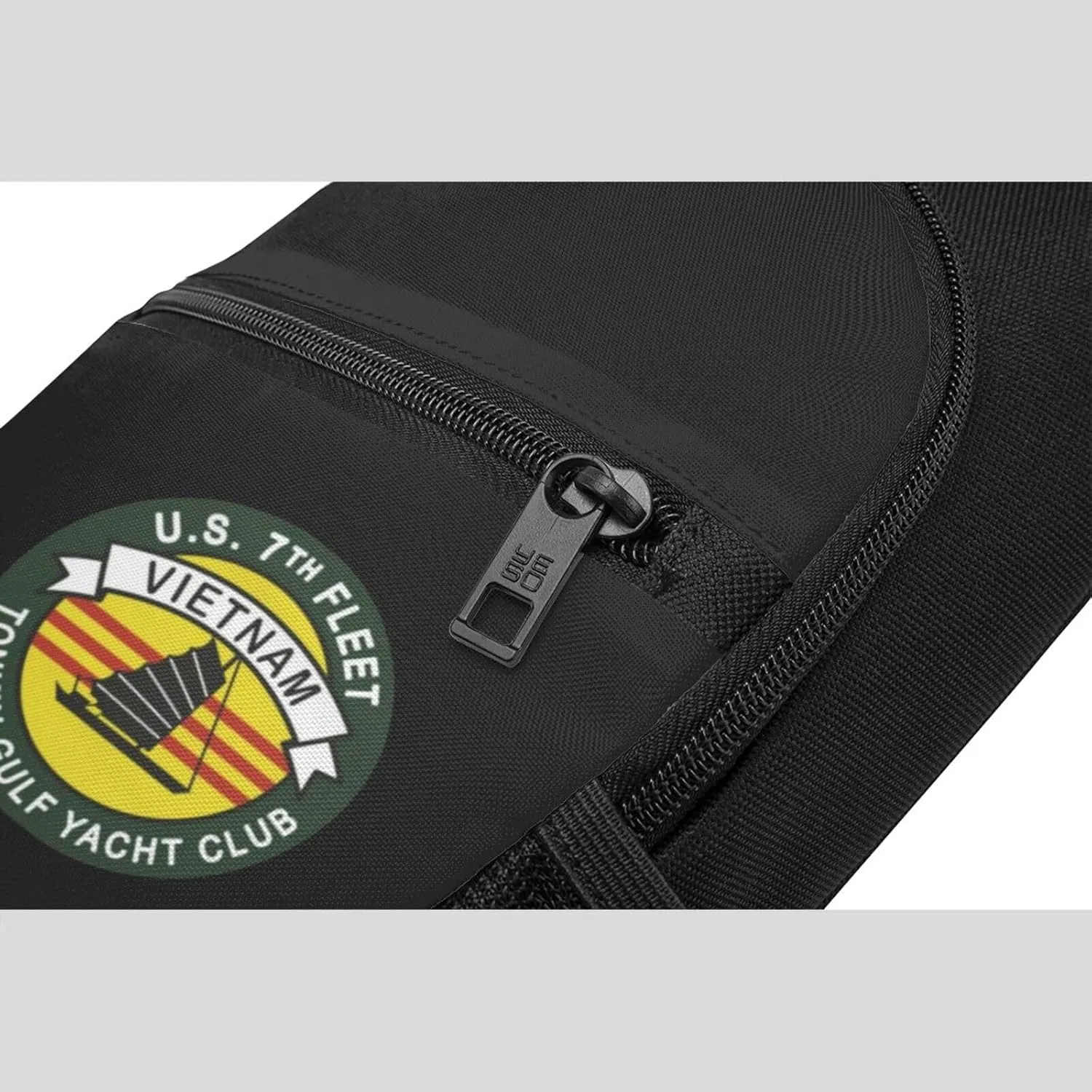 Tonkin Gulf Yacht Club Us 7th Fleet Vietnam Unisex Chest Bag Lightweight Crossbody Shoulder Bag Travel Pocket