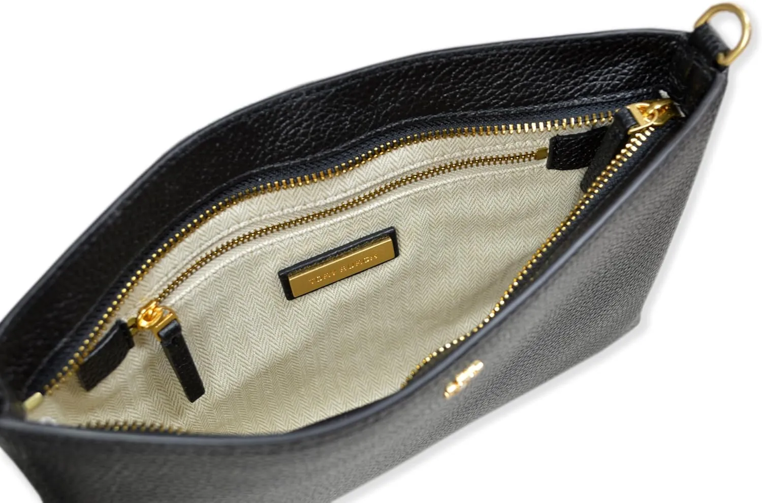 Tory Burch Womens 148314 Blake Swingpack Pebbled Leather Crossbody Shoulder Bag,