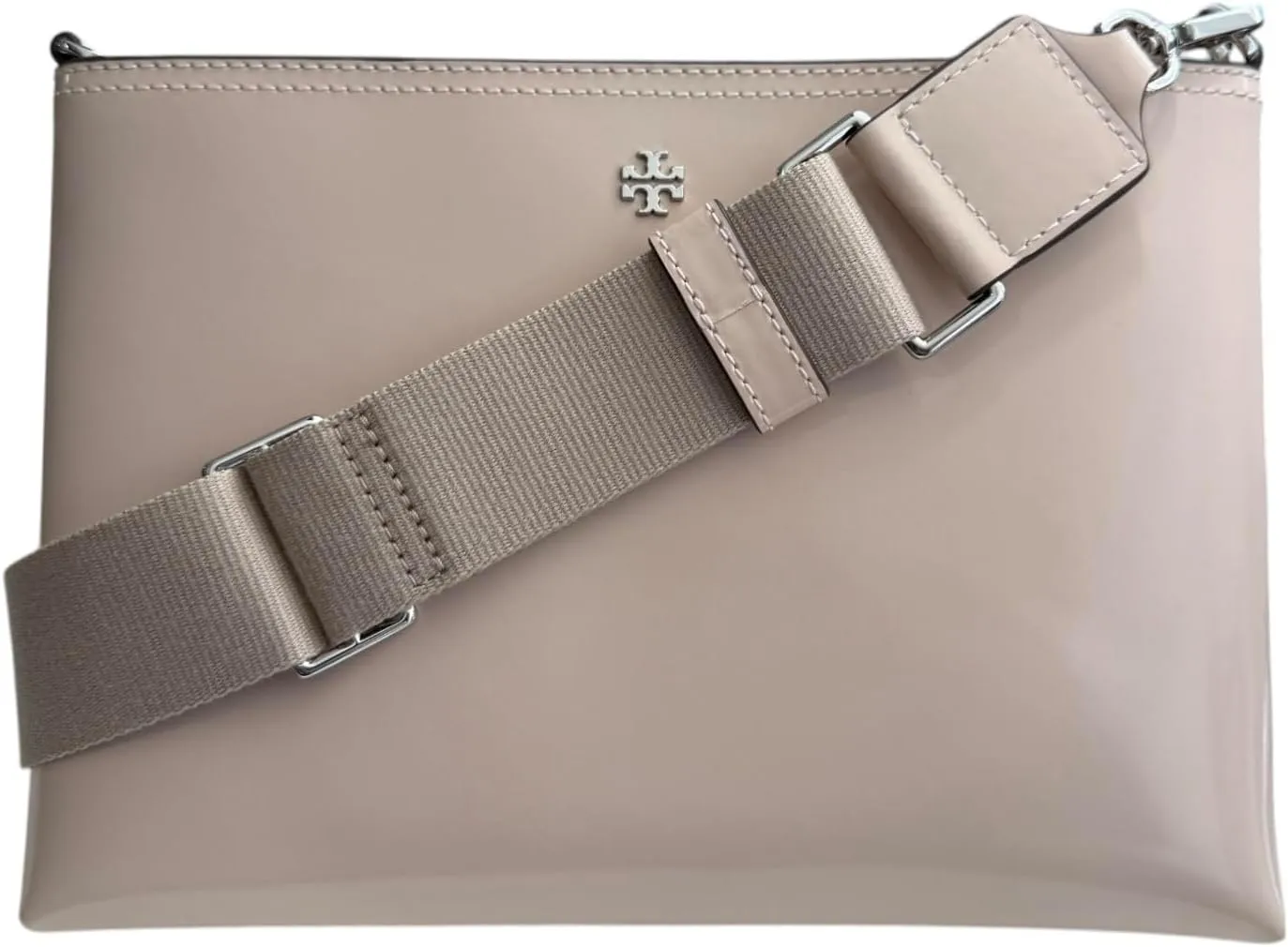 Tory Burch Womens 148314 Blake Swingpack Pebbled Leather Crossbody Shoulder Bag,