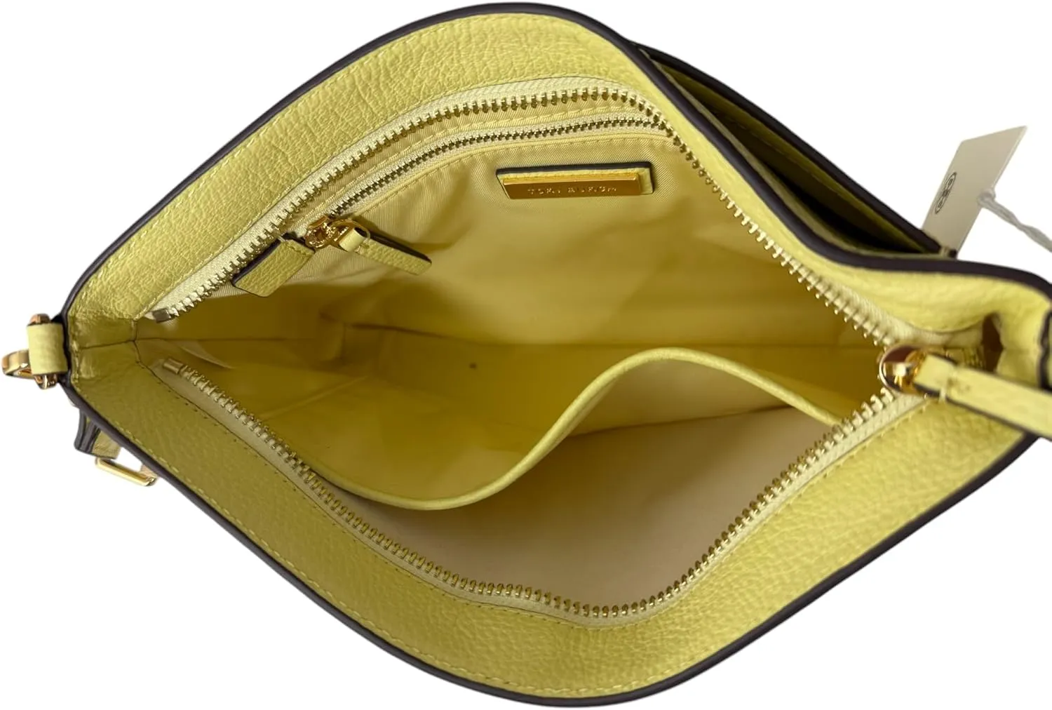 Tory Burch Womens 148314 Blake Swingpack Pebbled Leather Crossbody Shoulder Bag,