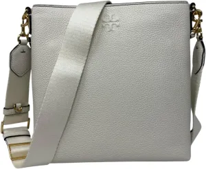 Tory Burch Women's 15630 Thea Swingpack Pebbled Leather Crossbody Shoulder Bag, (New Ivory)