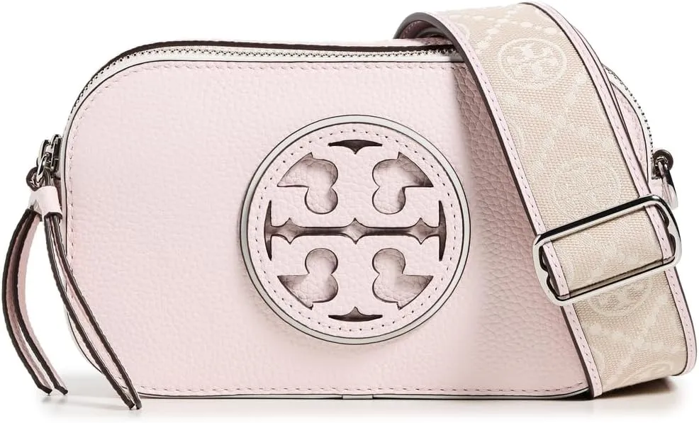 Tory Burch Women's Miller Patent Border Mini Crossbody Bag