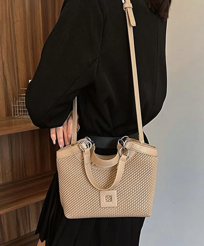 Tote Bag for Women Vegan Leather Shuolder Bag Fashion Top Handle Handbag Purse Work Hobo Crossbody Bag