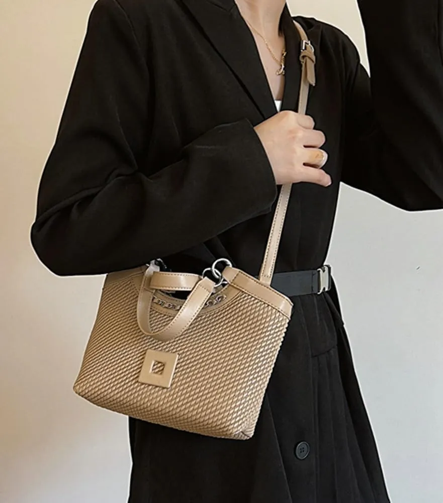 Tote Bag for Women Vegan Leather Shuolder Bag Fashion Top Handle Handbag Purse Work Hobo Crossbody Bag