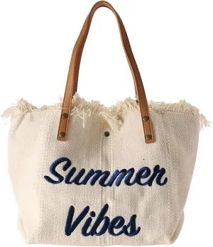 Tote handbag large capacity canvas women's shoulder bag beach bag tassel embroidery niche design temperament (write)