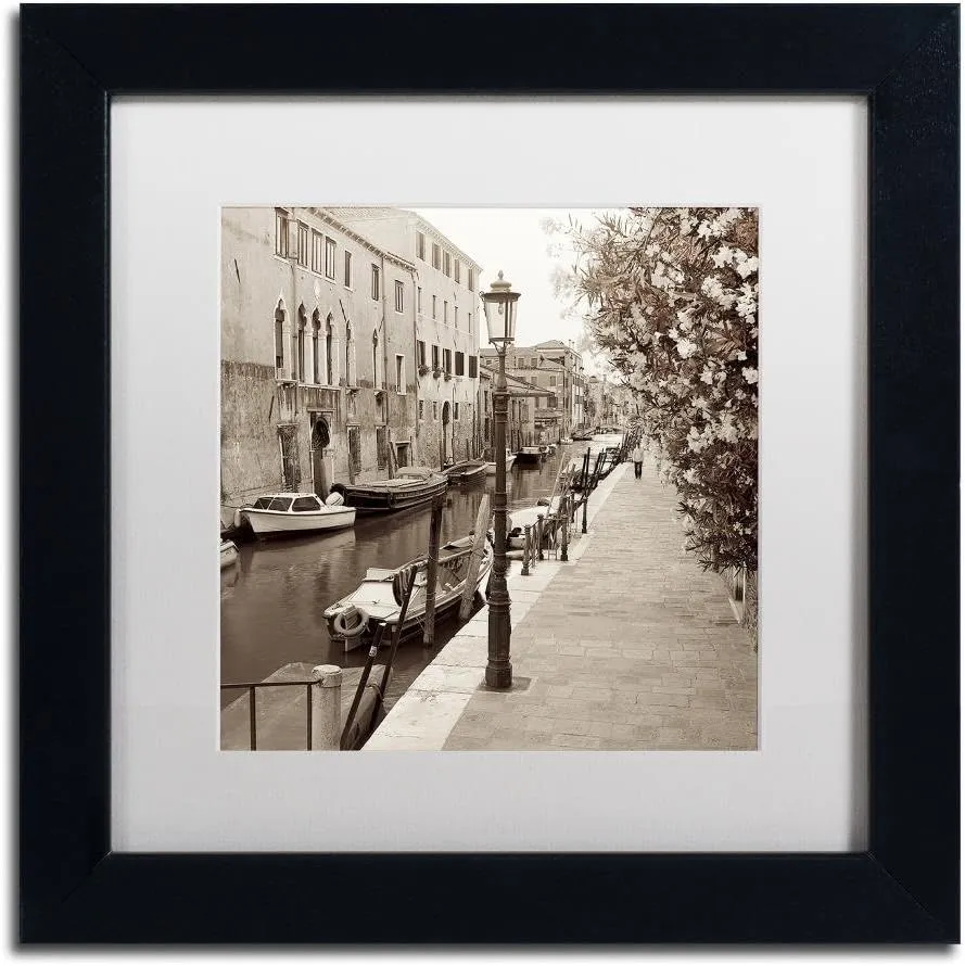 Trademark Fine Art ALI5153-B1111MF Venezia V, 11x11-Inch