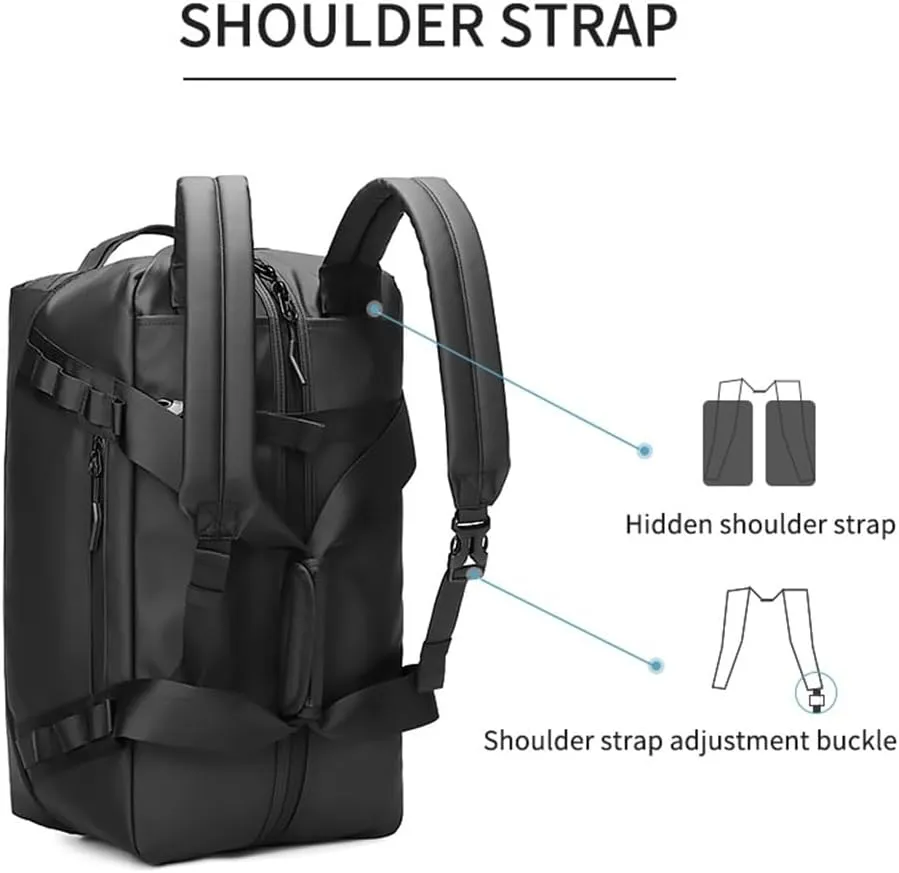 Travel Bag Portable Sports Bag Crossbody Travel Backpack Dry and Wet Separation Fitness Bag Training Duffel Bag