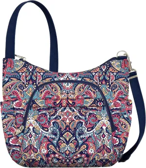 Travelon Anti-theft Classic Crossbody Bucket Bag