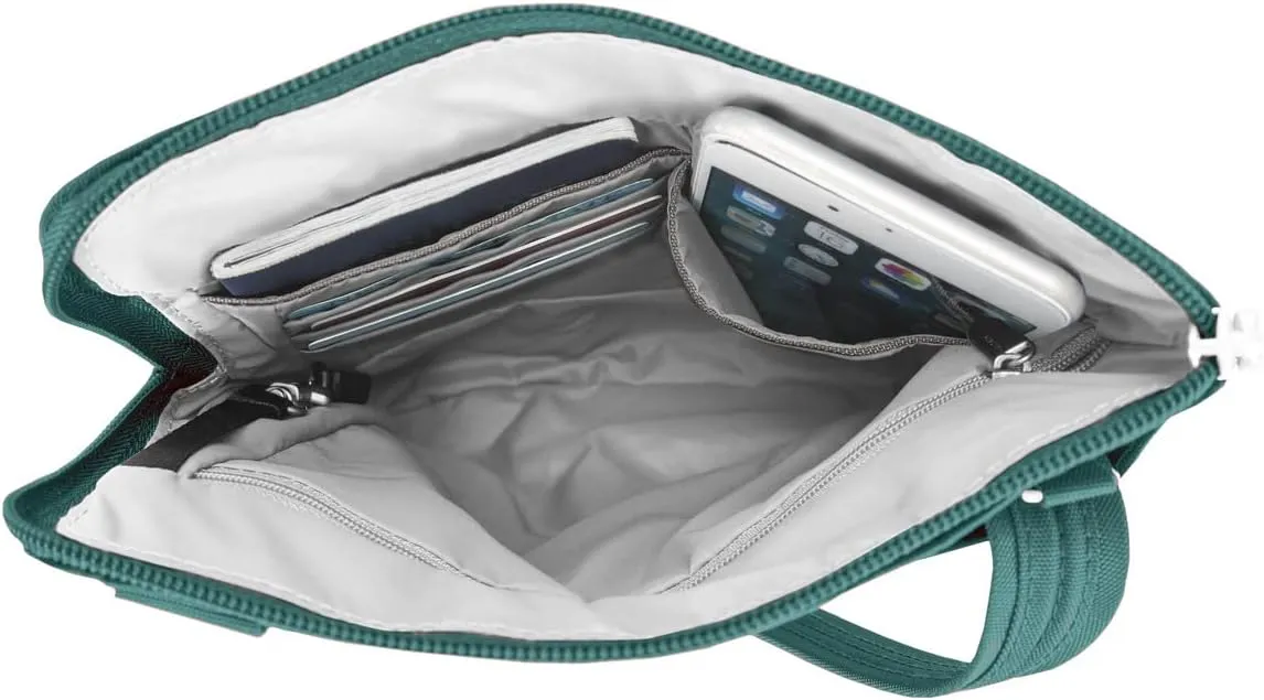 Travelon Anti-theft Classic Slim Double Zip Crossbody
