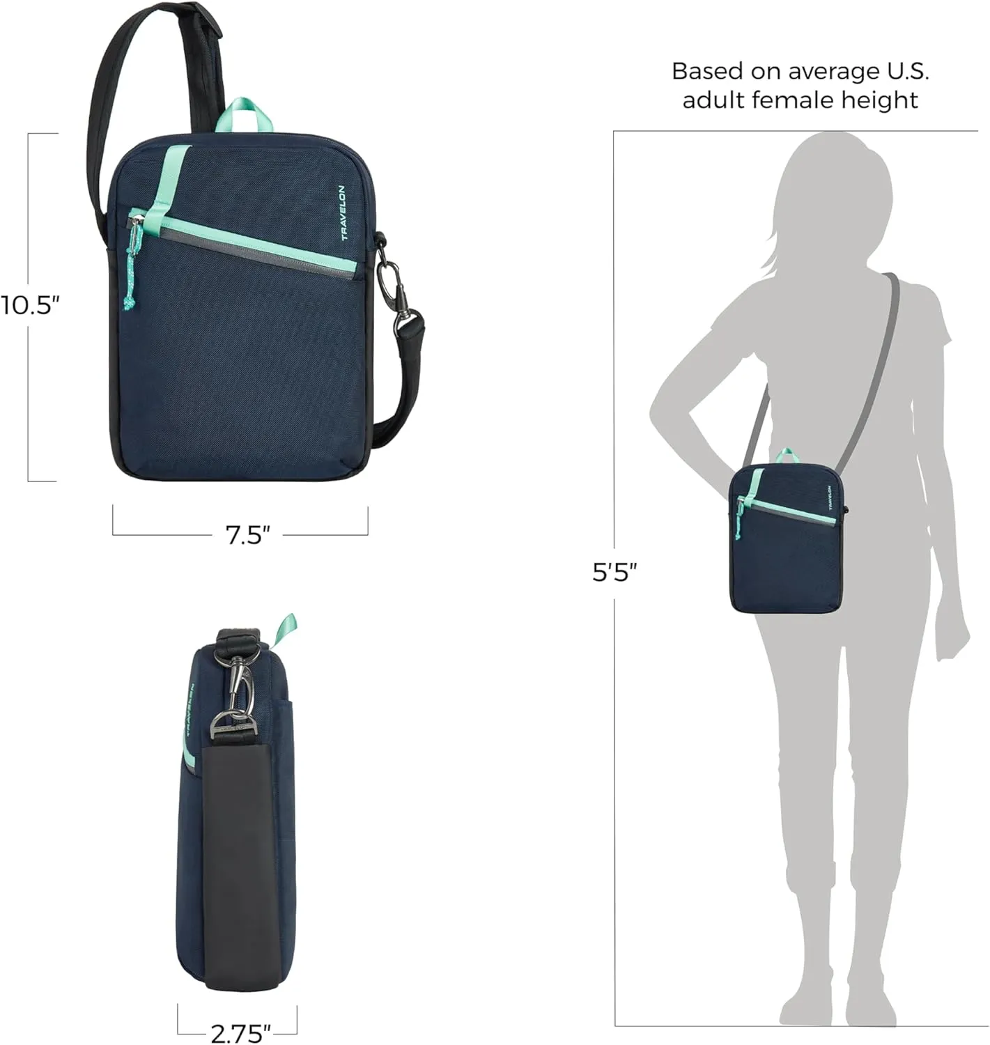 Travelon Anti-Theft Greenlander Small Crossbody