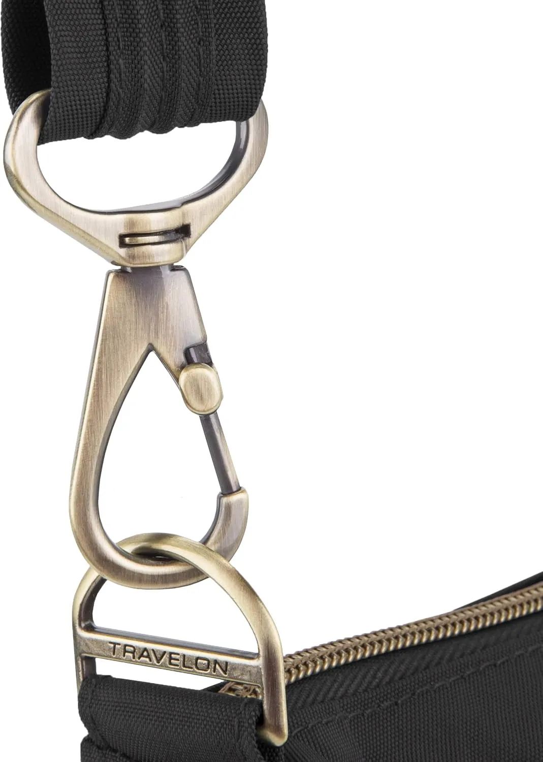 Travelon Anti-Theft Signature 3 Compartment Crossbody Bag