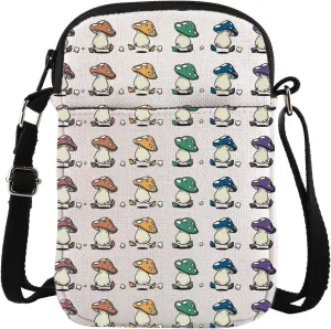 TSOTMO Dungeon Meshi Walking Mushroom Merch Gift Walking Mushroom Crossbody Bag for Anime Lovers Marching Mushrooms Gift
