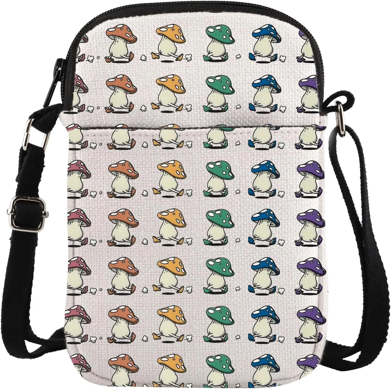 TSOTMO Dungeon Meshi Walking Mushroom Merch Gift Walking Mushroom Crossbody Bag for Anime Lovers Marching Mushrooms Gift