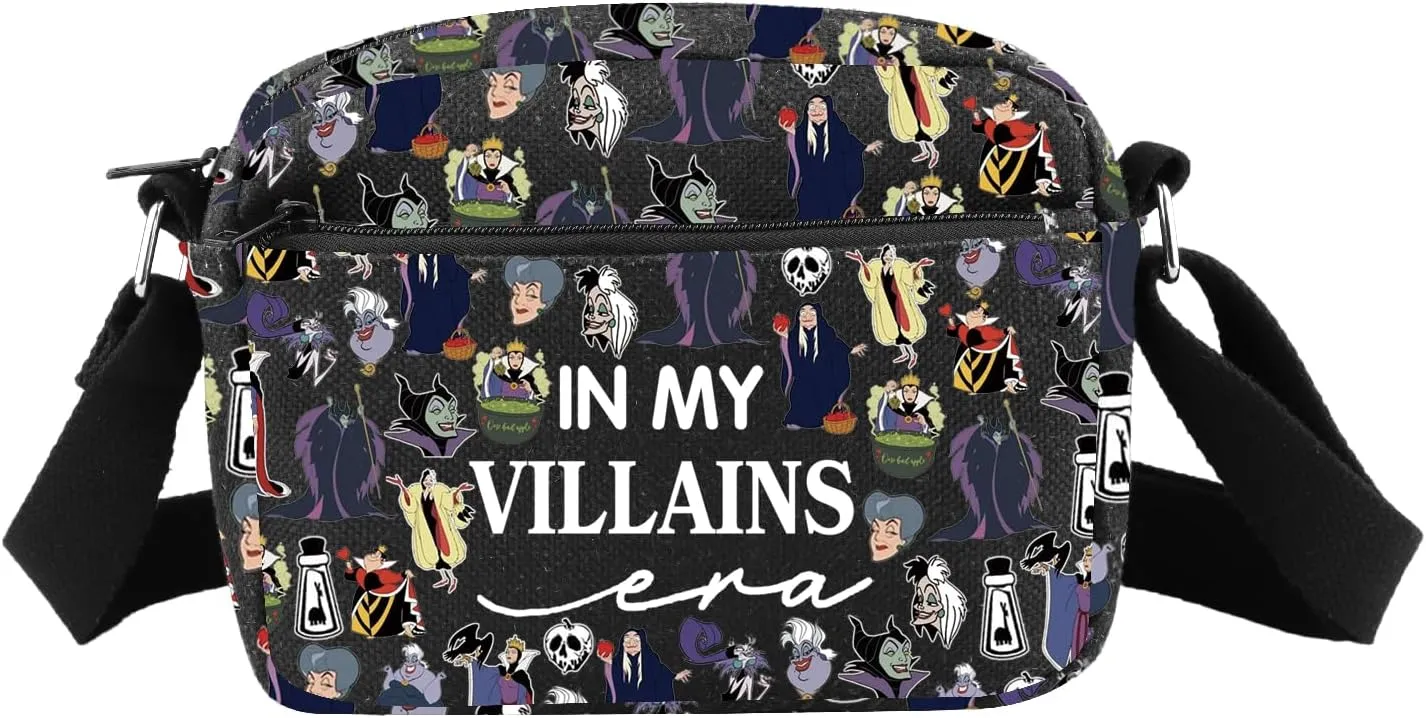TSOTMO Evil Queen Gift Villains Characters Group Gift Crossbody Bag for Villains Fans Villains Evil Tour Gift
