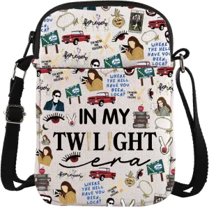 TSOTMO Horror Merch Vampire Movie Gift Vampire Fans Crossbody Bag for Bella Edward Fans