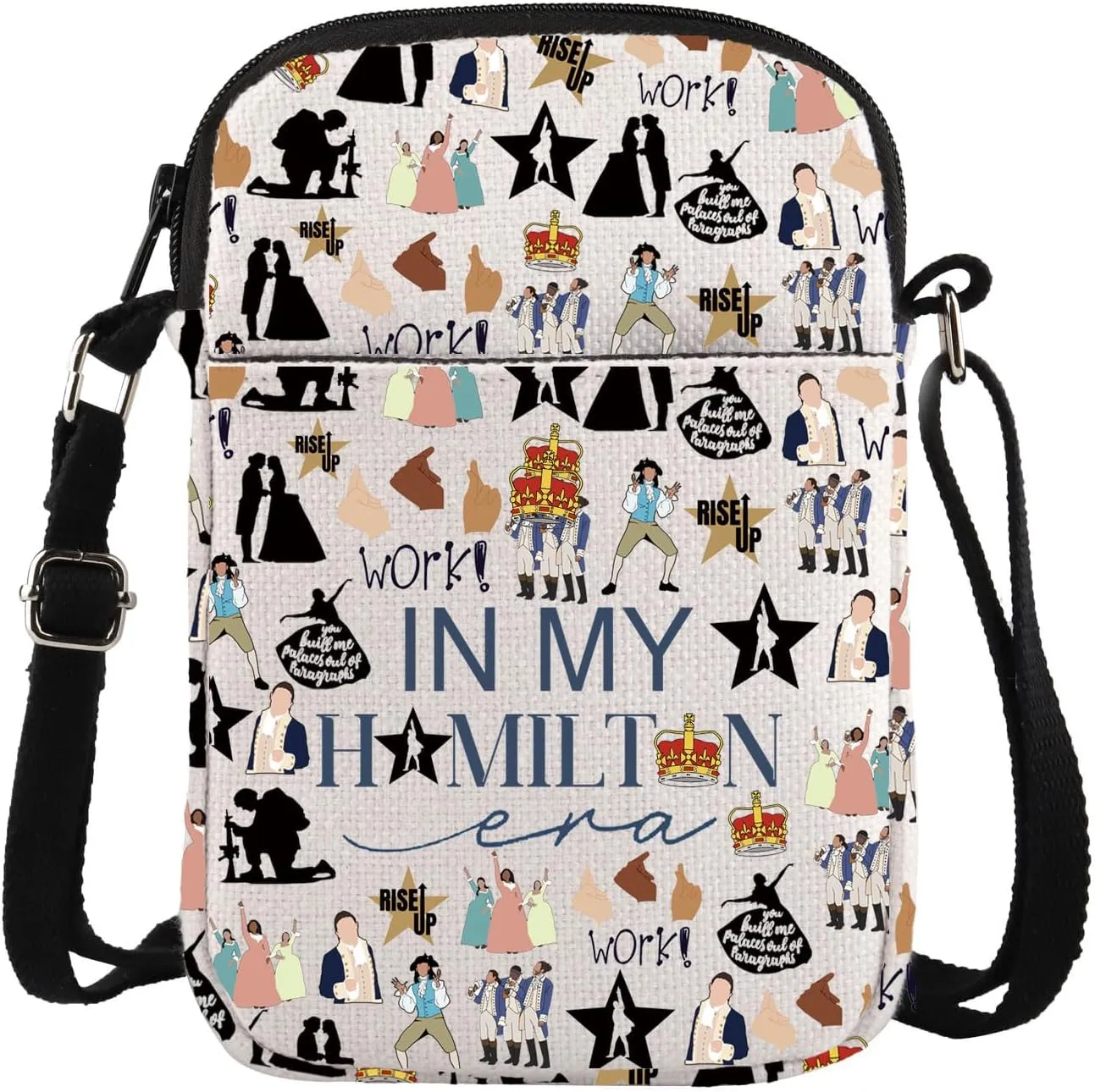 TSOTMO Musical Merch Theatre Crossbody Bag for Musical Lovers Theatre Fans Actor Gift Opera Gift