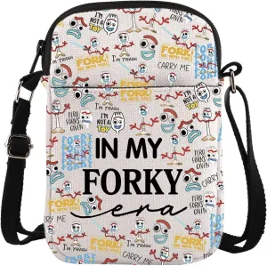 TSOTMO Toy Movie Merch Cartoon Forky Crossbody Bag WDW Gift for Story Fans Forky Gift