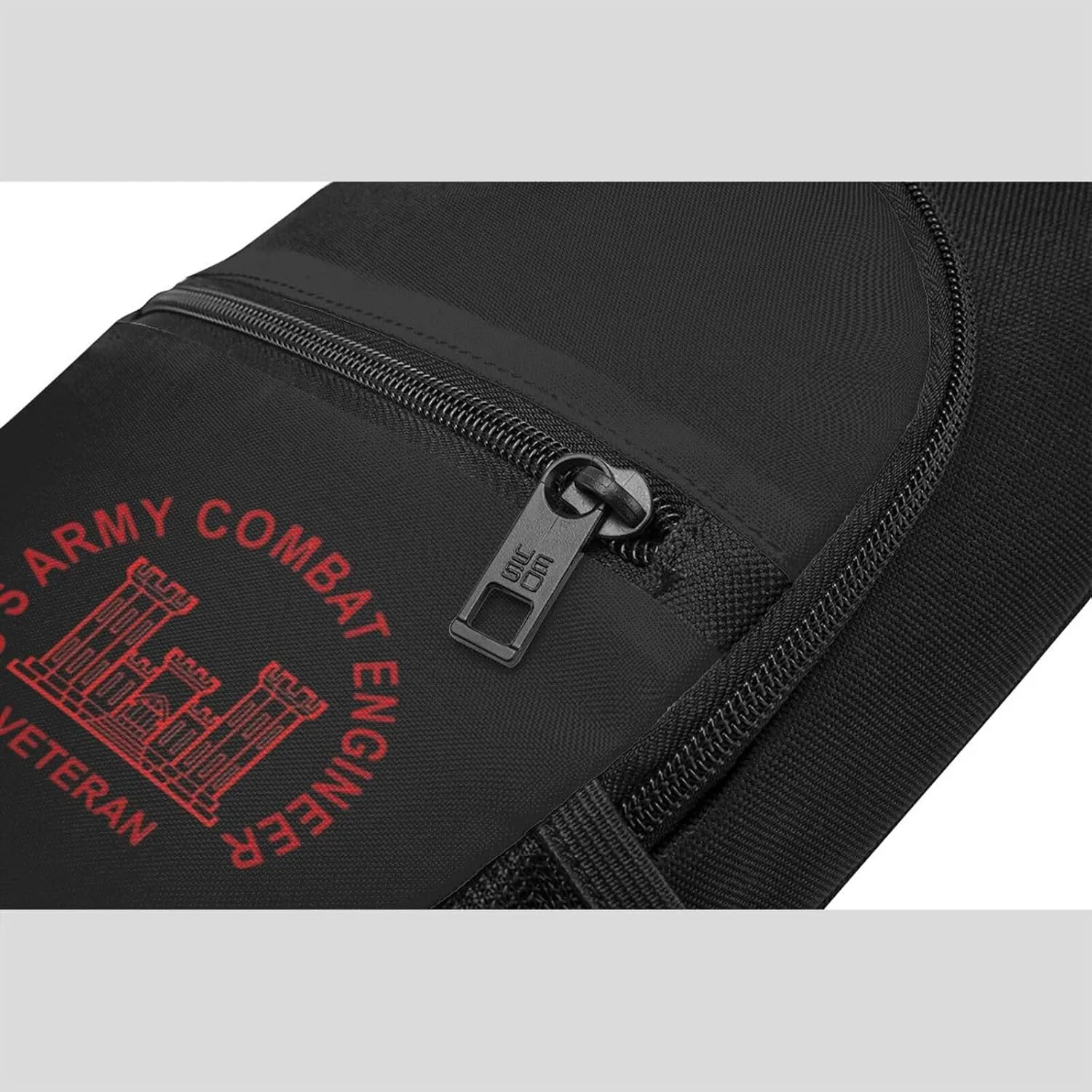 U S Army Combat Engineer Veteran Unisex Chest Bag Lightweight Crossbody Shoulder Bag Travel Pocket
