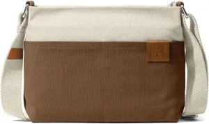 Unisex All Sunday Crossbody Messenger Bag | Trendy Cotton Handbag Purse | Shoulder Bag Organiser