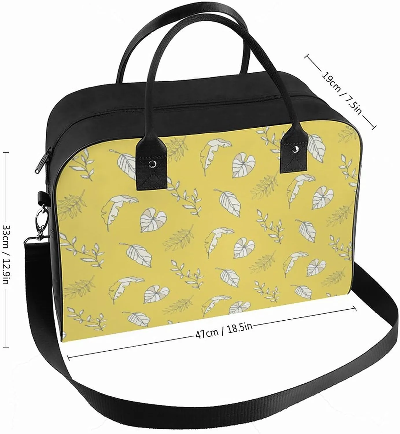 Unisex Casual Nylon Santa Gifts Simple Handbag for Travel 13" X 19" X 8"