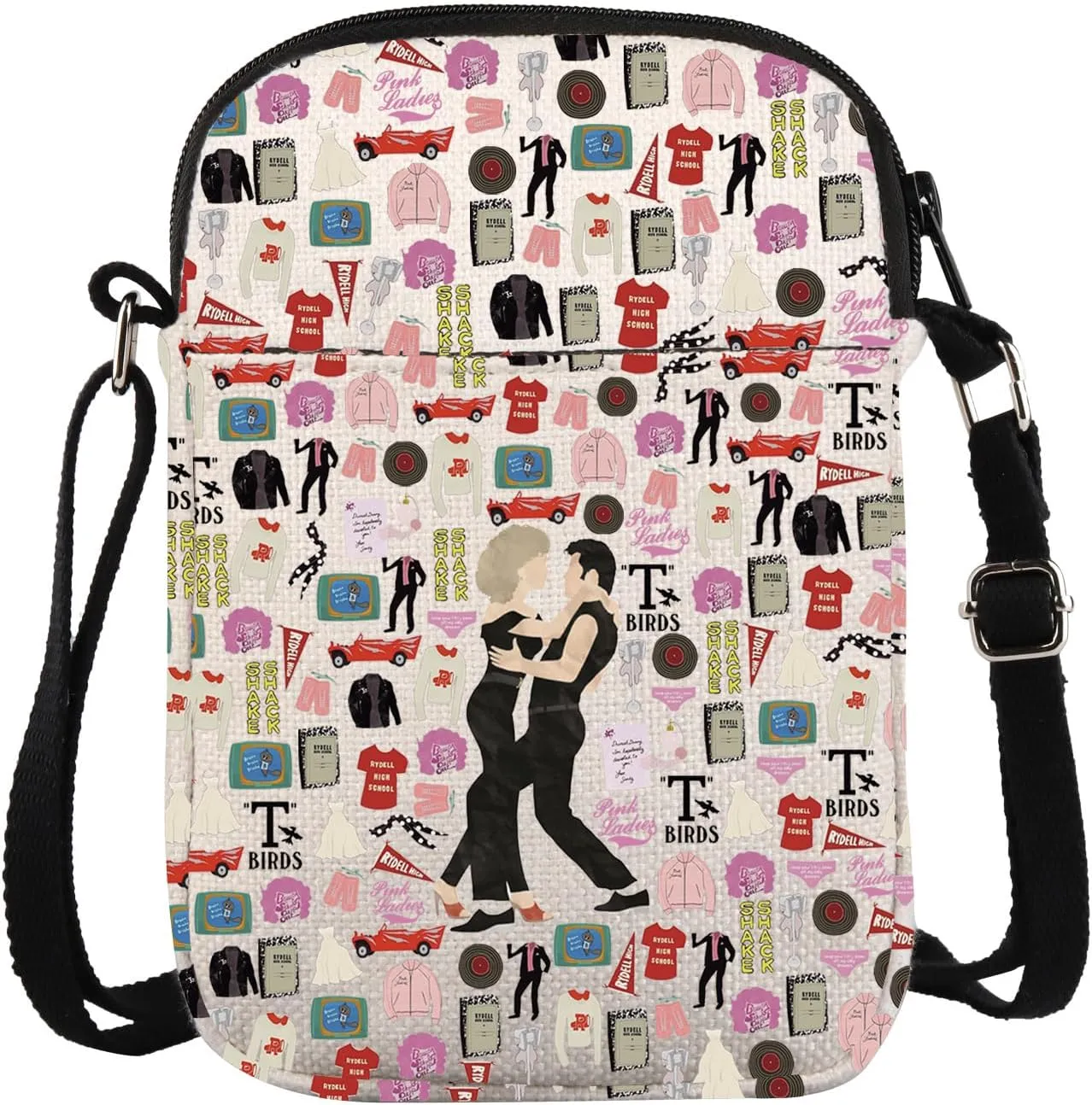VAMSII Musical Crossbody Bag Danny And Sandy Fans Merch Movie Inspired Gift