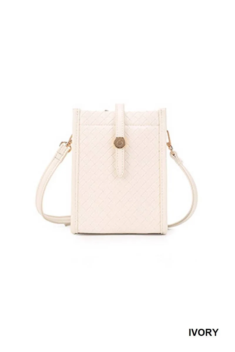 Vegan Leather Crossbody Bag