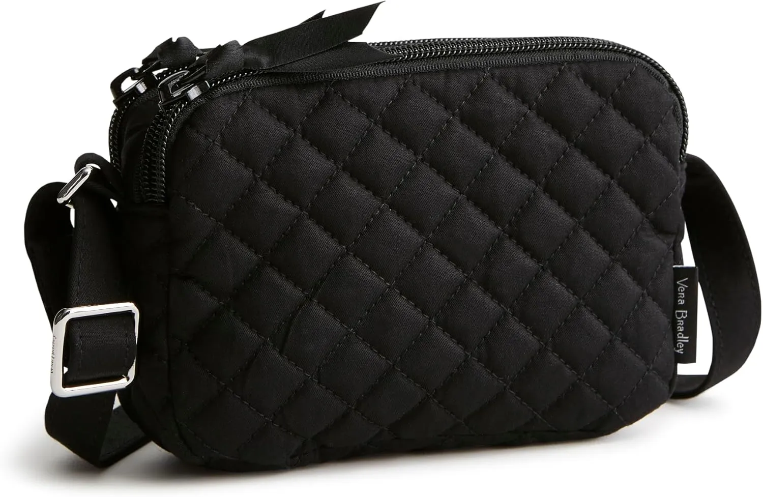 Vera Bradley Cotton RFID Small Stadium Crossbody