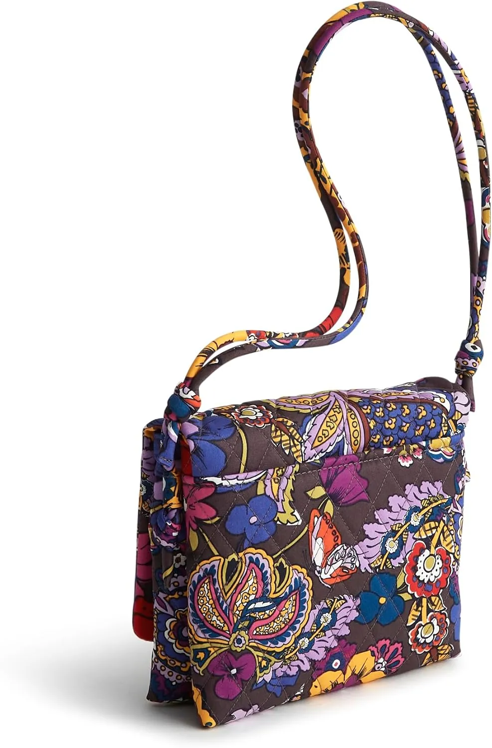 Vera Bradley Premium Cotton Baird Hipster Crossbody