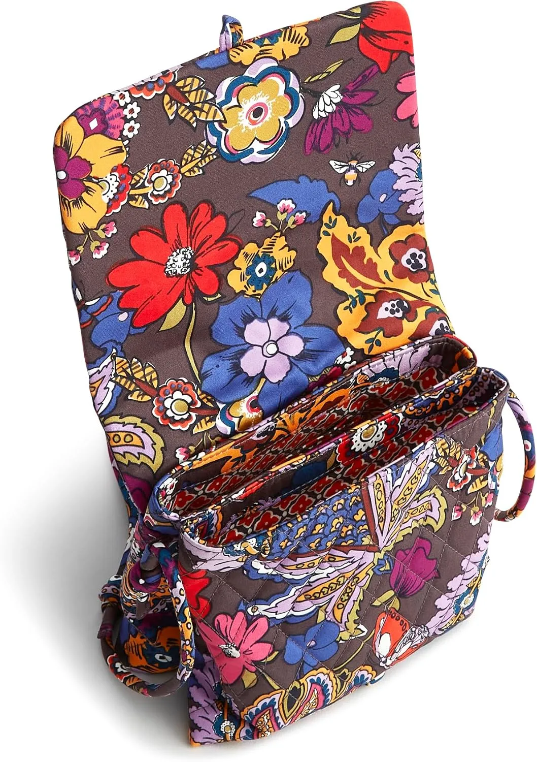 Vera Bradley Premium Cotton Baird Hipster Crossbody