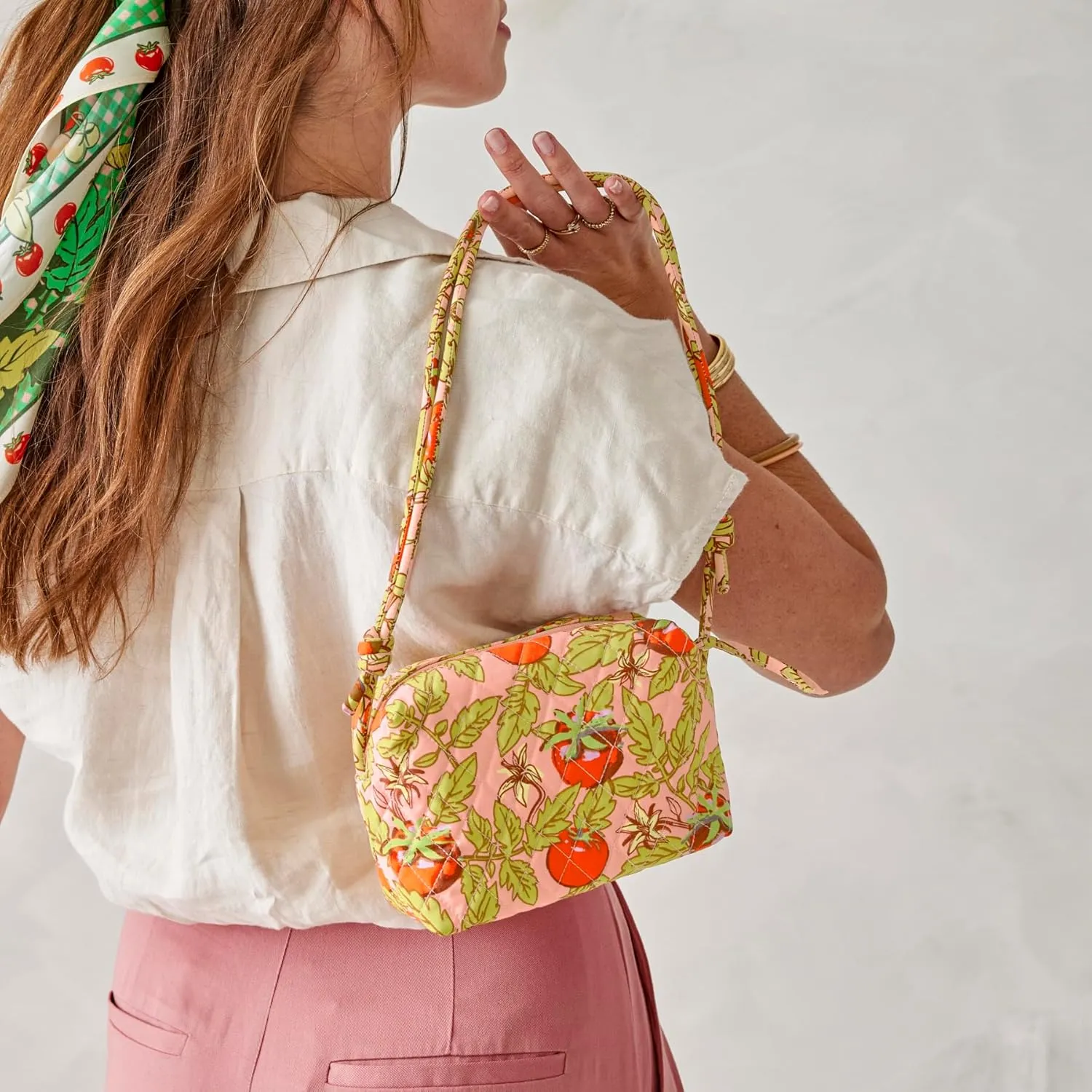 Vera Bradley Premium Cotton Blake Crossbody