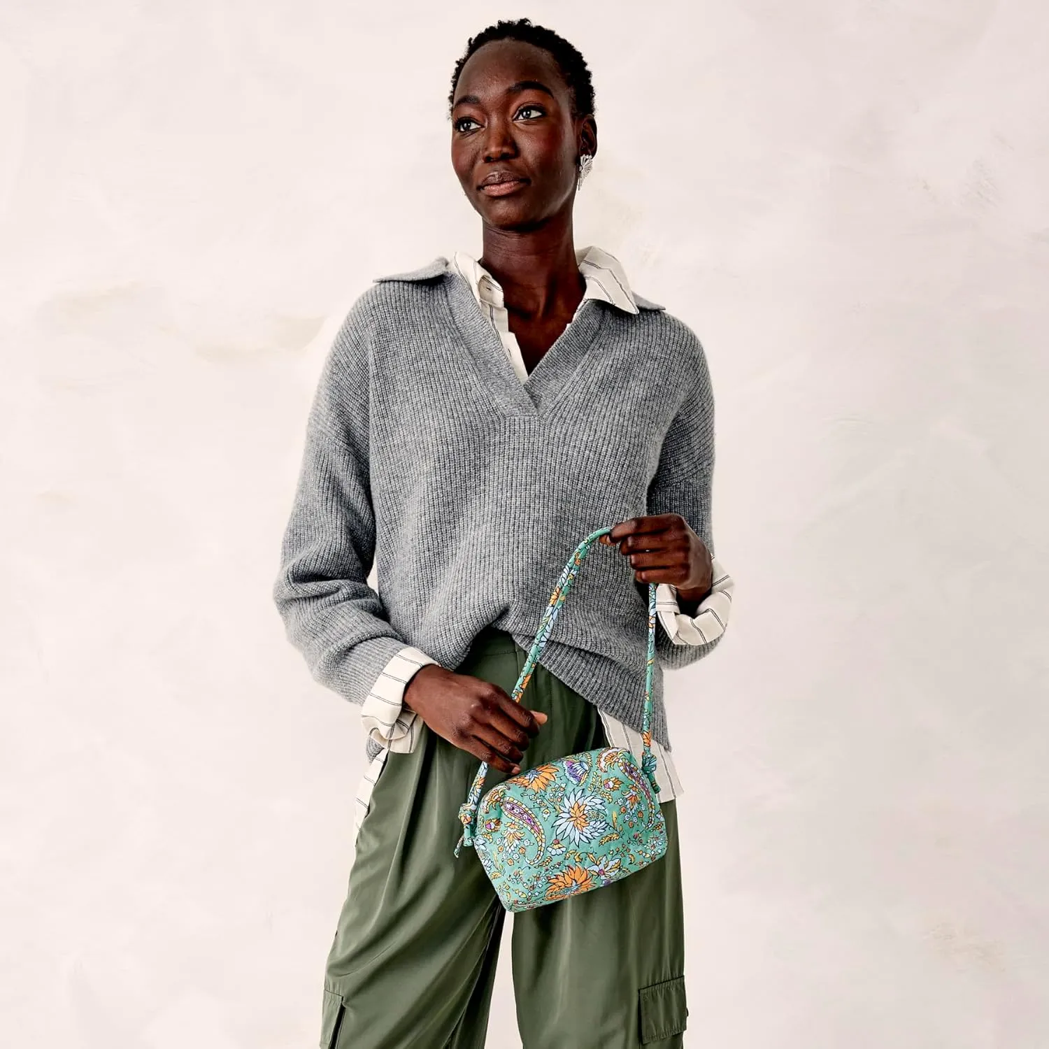 Vera Bradley Premium Cotton Blake Crossbody