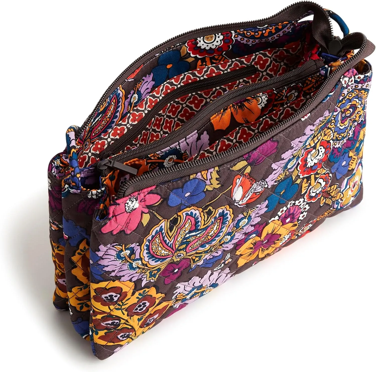 Vera Bradley Premium Cotton Foxbury Crossbody
