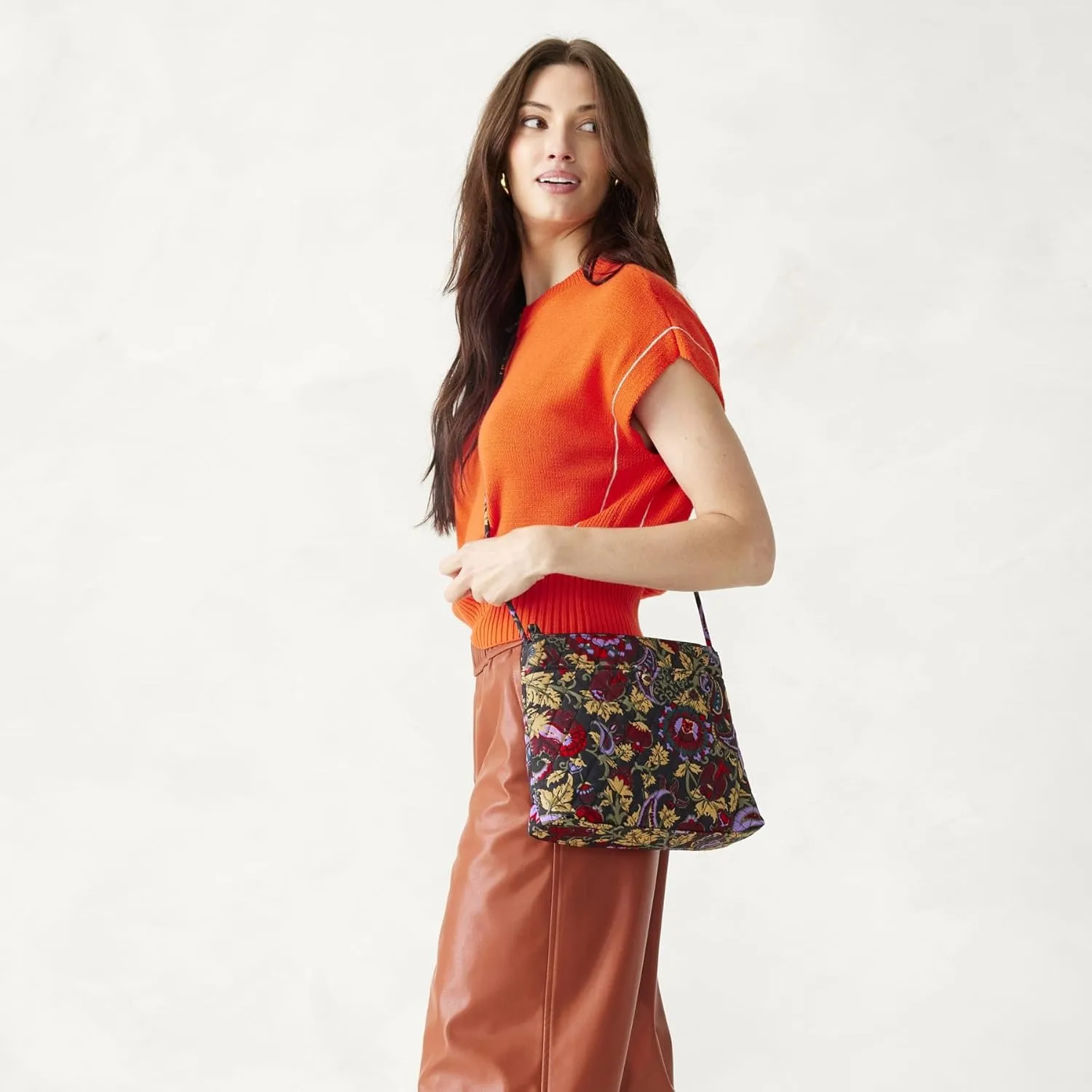 Vera Bradley Premium Cotton Original Hipster Crossbody