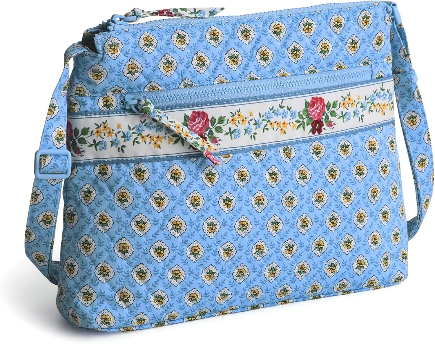 Vera Bradley Premium Cotton Original Zip Hipster Crossbody