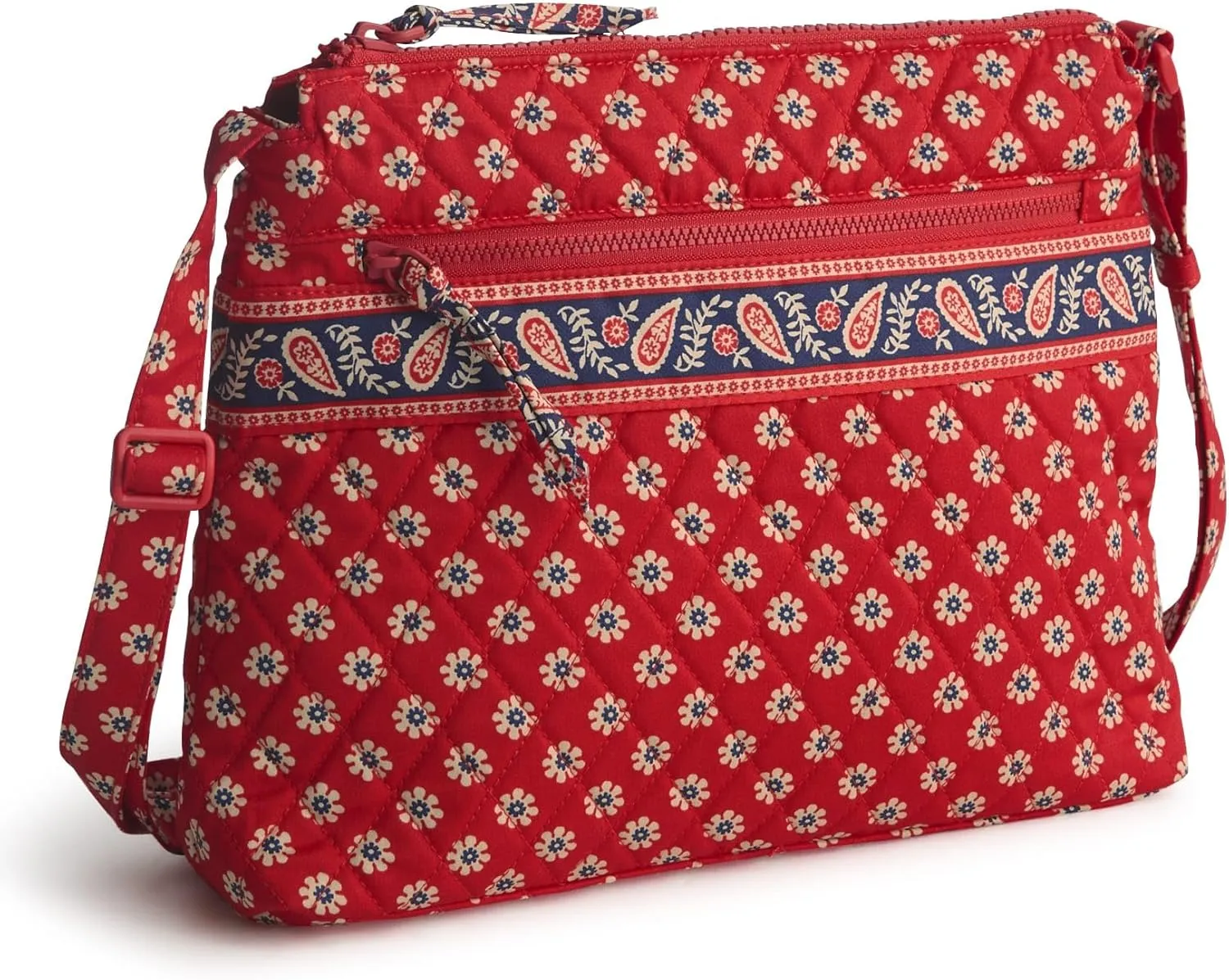 Vera Bradley Premium Cotton Original Zip Hipster Crossbody