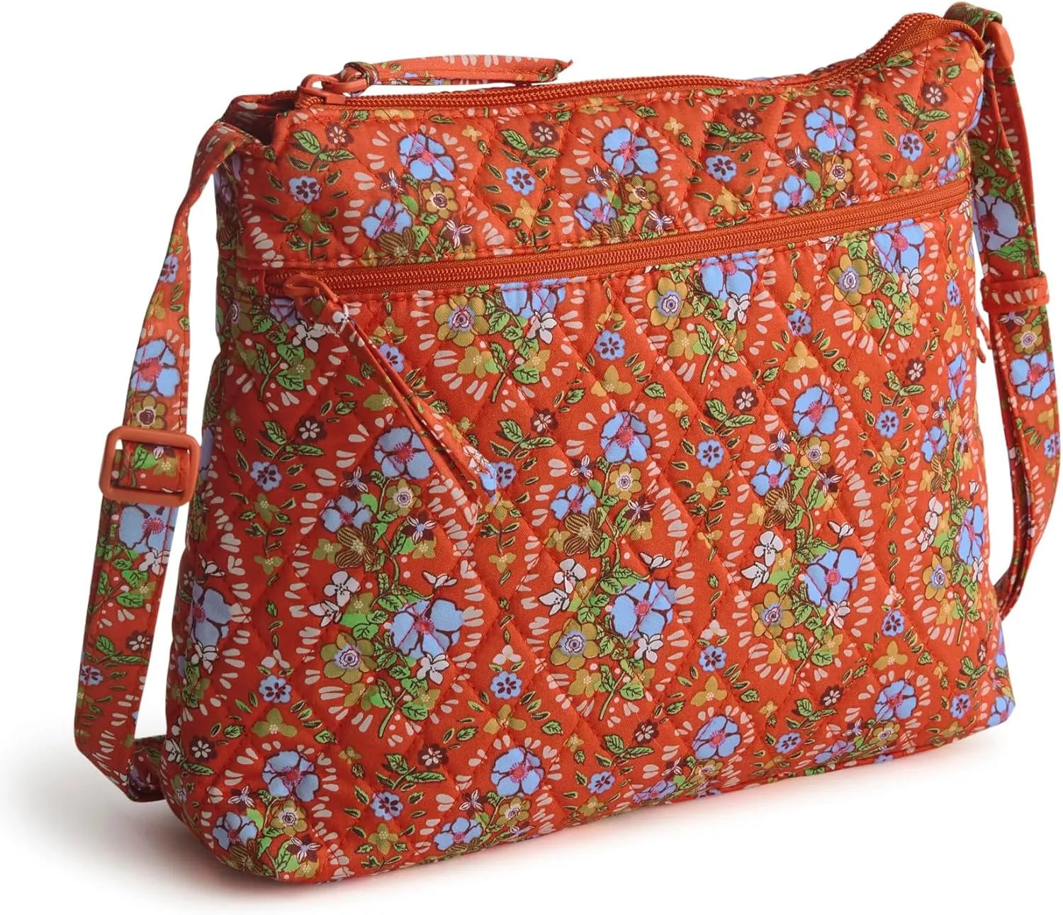 Vera Bradley Premium Cotton Original Zip Hipster Crossbody