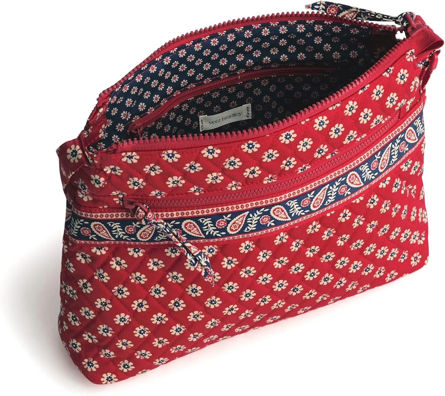 Vera Bradley Premium Cotton Original Zip Hipster Crossbody