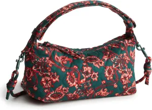 Vera Bradley Premium Cotton Roxbury Crescent Crossbody