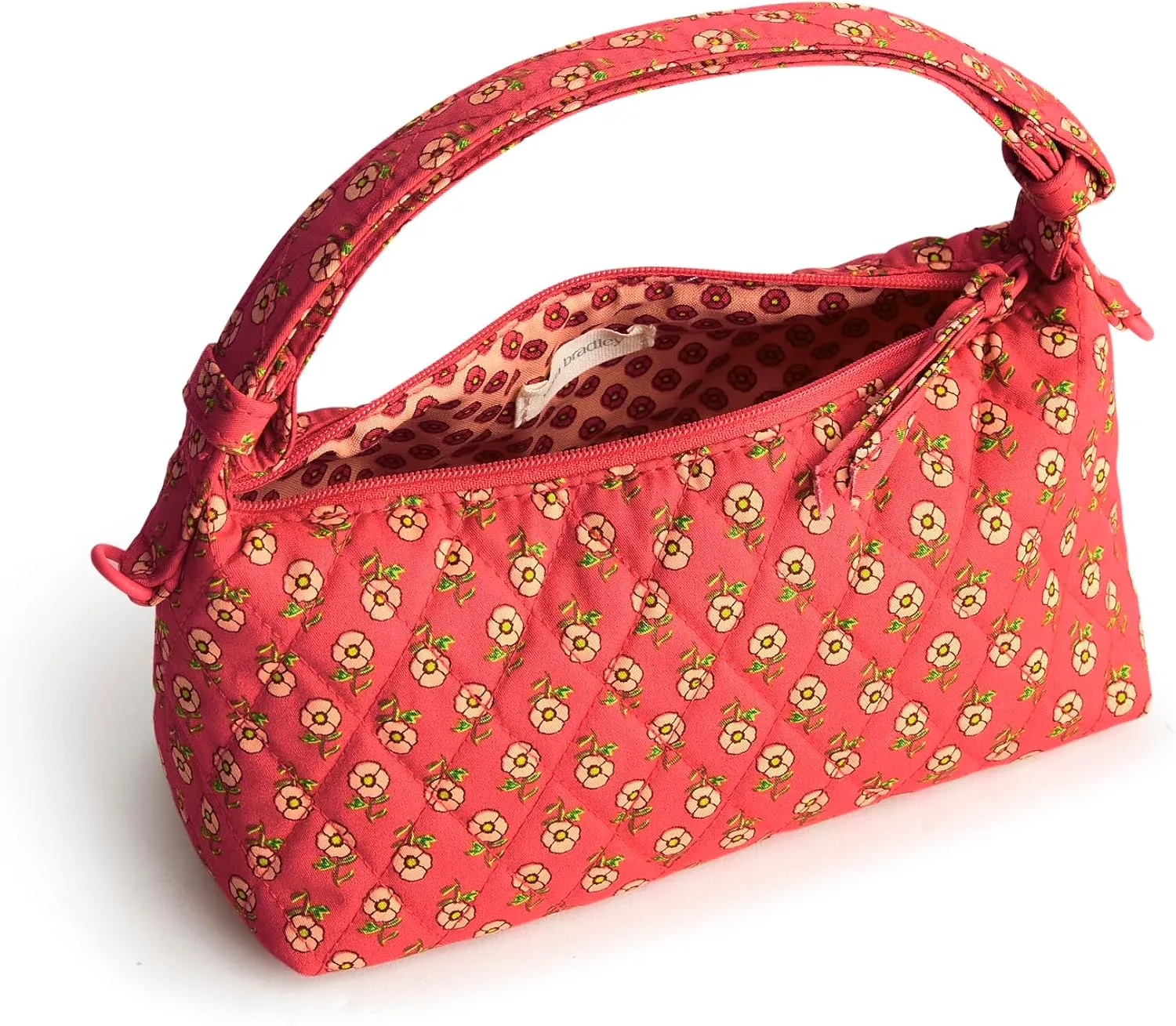 Vera Bradley Premium Cotton Roxbury Crescent Crossbody