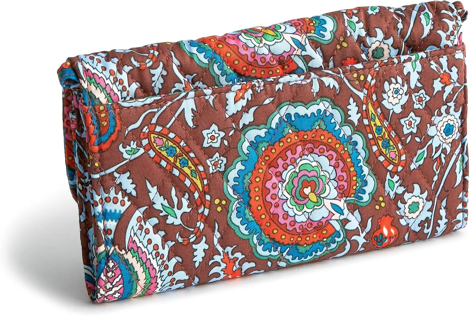 Vera Bradley Premium Cotton Wildwood Wallet Crossbody