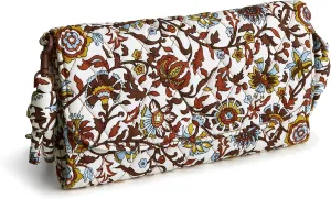 Vera Bradley Premium Cotton Wildwood Wallet Crossbody