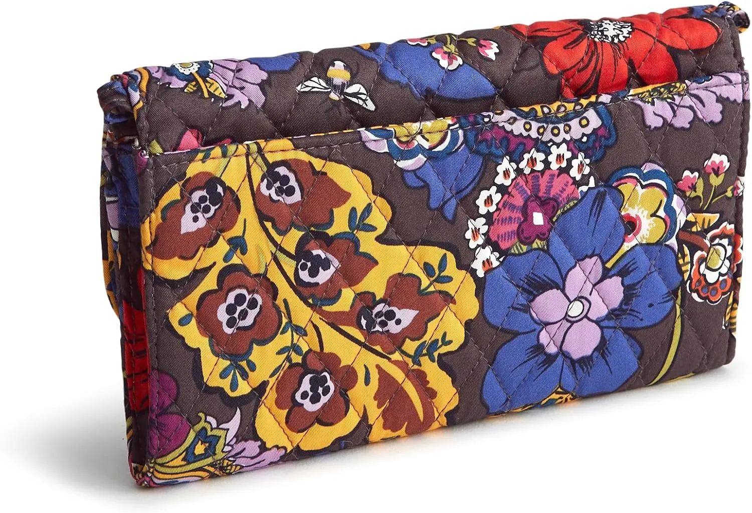 Vera Bradley Premium Cotton Wildwood Wallet Crossbody