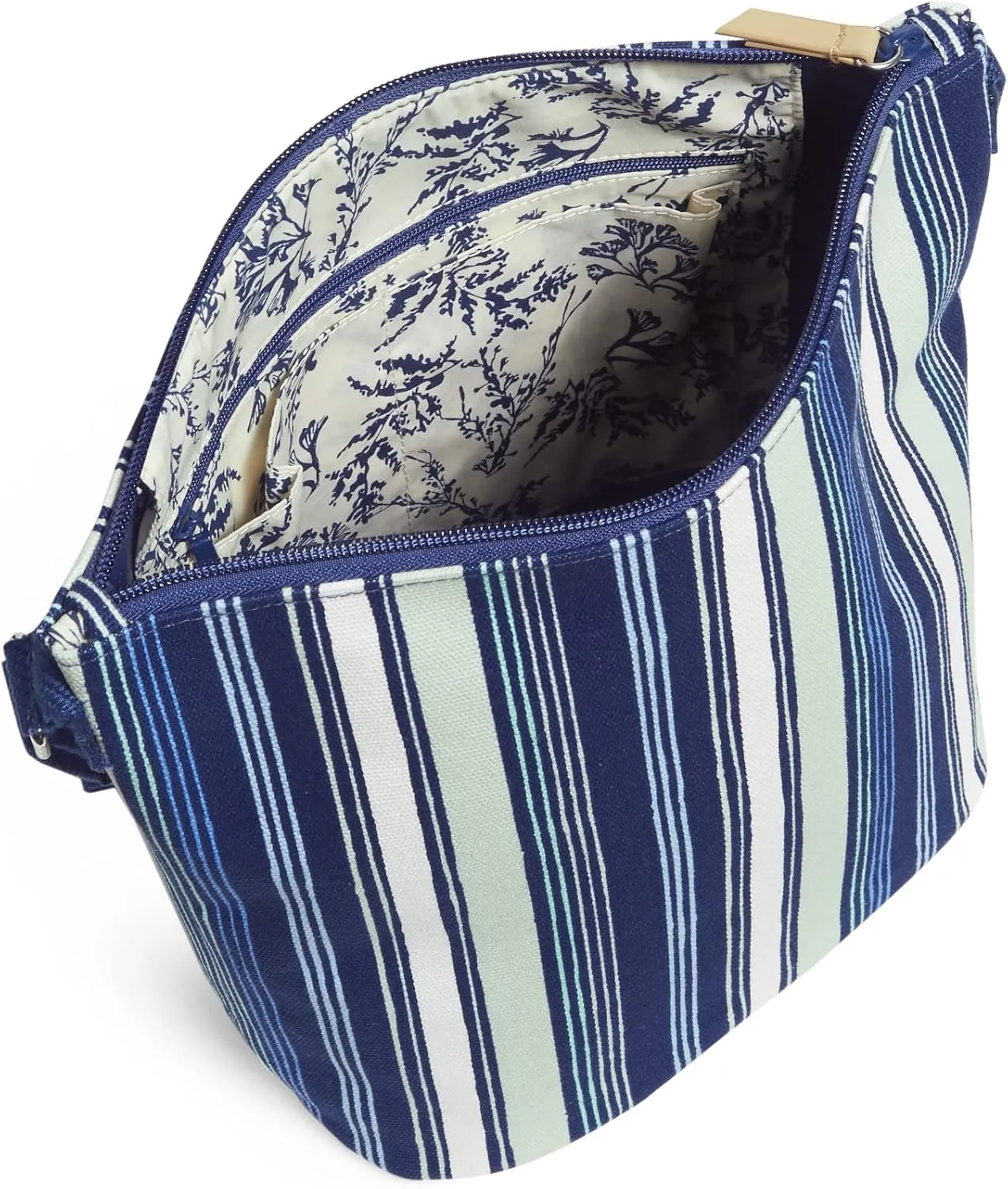Vera Bradley Women's Canvas Bucket Crossbody Purse