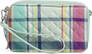 Vera Bradley Women's Cotton All in One Crossbody Purse with RFID Protection