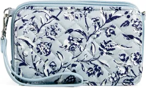 Vera Bradley Women's Cotton All in One Crossbody Purse with RFID Protection